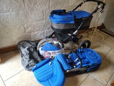 Britax Affinity Pushchair Stroller With Carry Cot & Rain Covers.