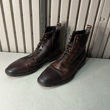 Jones Bootmaker Men's Ankle Boots - Deighton - Brown Leather - UK 9 US 11 EU 42