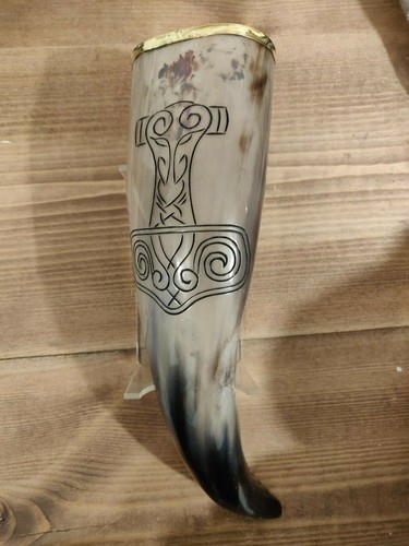 Handmade viking drinking - drinking, horn