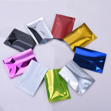Open Top Heat Seal Aluminum Foil Bags Vacuum Storage Mylar Food Bags Pouches