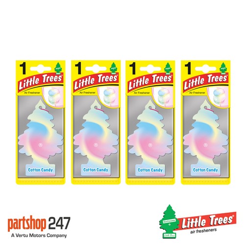 Cotton candy little trees - x,