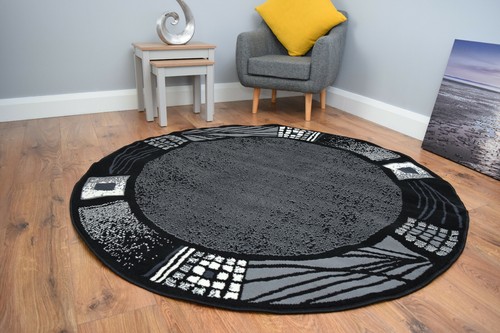Round circle black grey - circle,