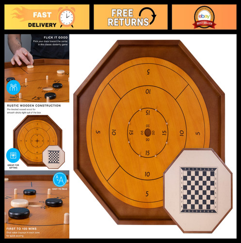 Classic crokinole checkers - crokinole,