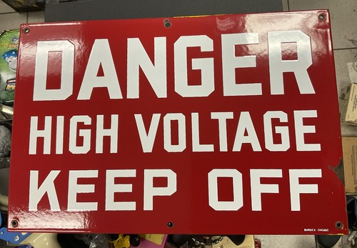 Old vintage porcelain danger - old,