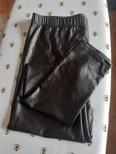 Black Leather Style Leggings