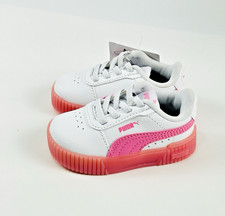 NEW Puma Infant Girls Pink Sneakers Size 5 Carina 2.0 Jelly Bean Cutesy