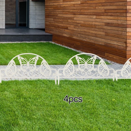 Decorative garden fence - garden,