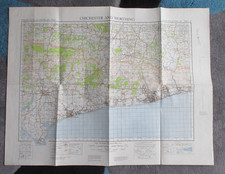 ORIG WW2 OS WAR MAP CHICHESTER