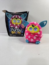 Furby Boom Pink White Polka