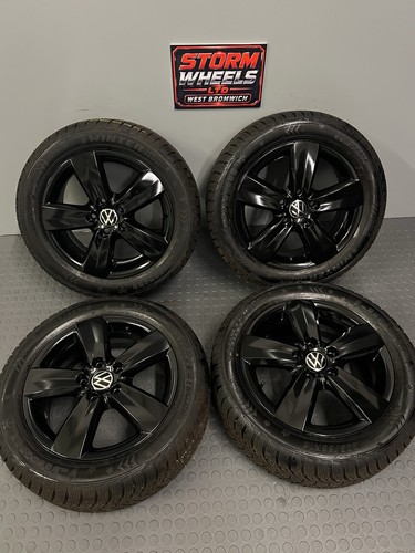 Gloss black genuine vw - 16",