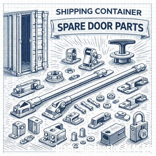 Full shipping container door - full,