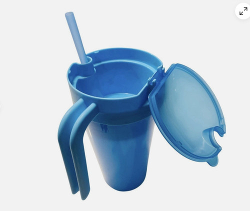 Blue 24oz snack tumbler - snack,