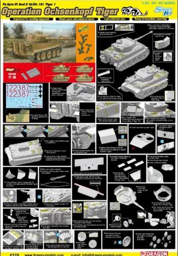 Dragon 6328 kpfw vi - dragon, 1:35