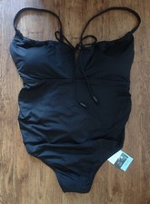 M&S Maternity Padded Scoop Neck Swimsuit UK 14 Reg