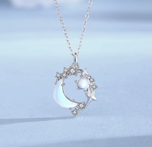 Crescent moon moonstone - crescent,