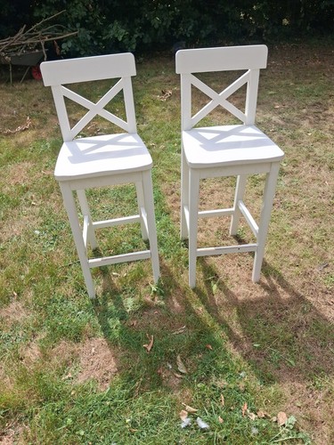 Pair vintage bar stools - pair,