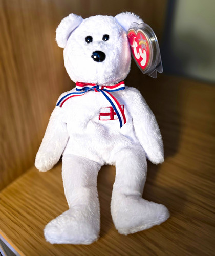 Beanie babies england white - beanie,