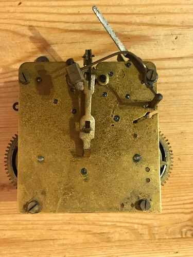 Vintage chiming clock - vintage,