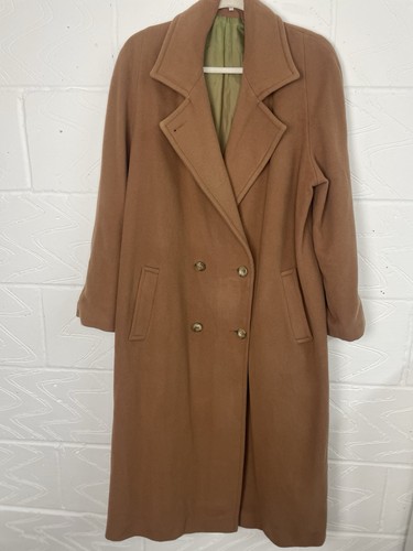 Cashmere wool camel coat - &,