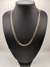 9ct yellow gold - gold, curb