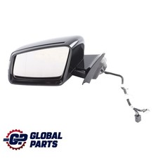 Mercedes C207 Wing Mirror Door Left N/S High Gloss Auto Dip Obsidian Black - 197