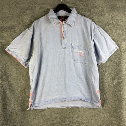 Vintage deck shirt mens large - vintage,