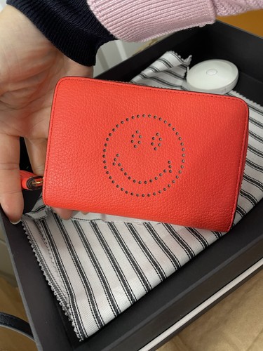 Authentic red anya hindmarch - authentic,