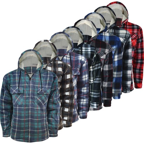 Mens hooded lumberjack padded - mens,