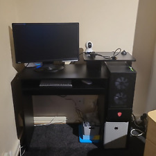 Black Computer Desk Shelves