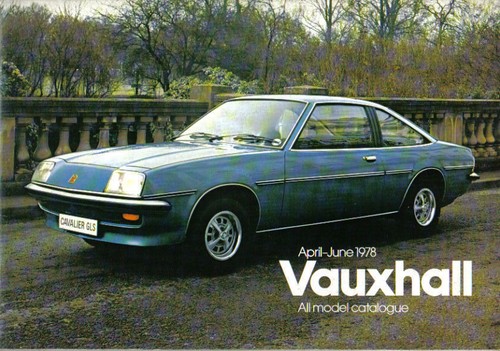 Vauxhall range apr - apr-jun, 1978