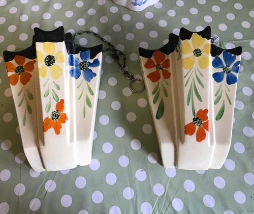Pair vintage 1930s art deco - vintage,