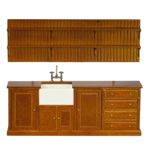 Dolls house walnut belfast - house,