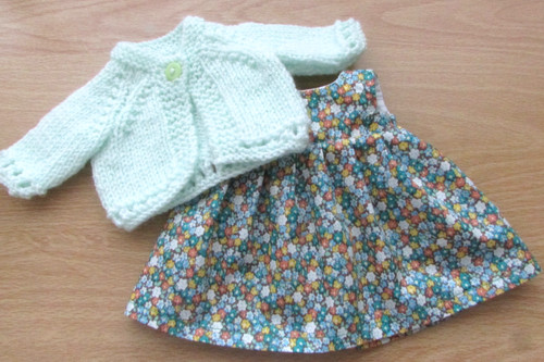 Dolls dress pale - dolls, &