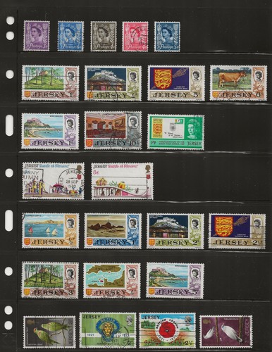 Jersey stamp collection 200 - collection, 200+