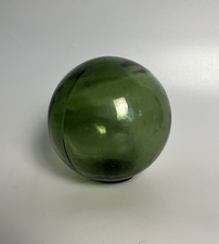 Green Glass Vintage Hand Blown
