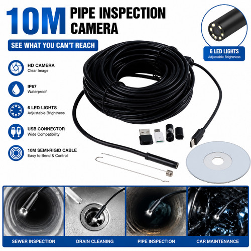 10m waterproof usb - ⭐, hd