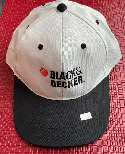 Black decker hat cap - black,