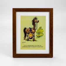 Norman thelwell pony - norman, print