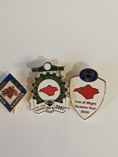 Isle Of Wight Scooter Rally Badges Lambretta. Vespa.