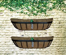 Wall trough planters - wall,