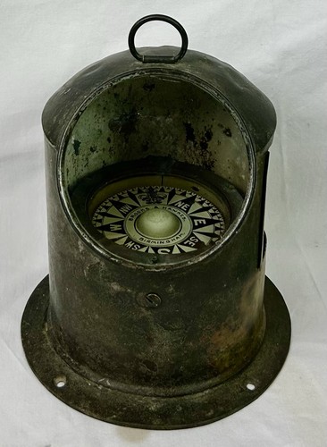 Antique ships binnacle compass - antique,