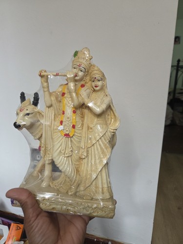Multicolor resin radha krishna - resin,