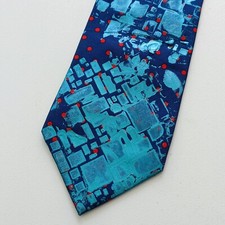 T M LEWIN SILK Tie CUSTOMISED