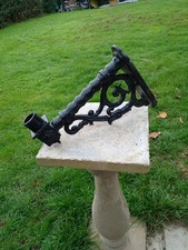 Cast Victorian style wall bracket for lamp/light/lantern house outside garden