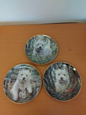 Westies Plates By Danbury Mint