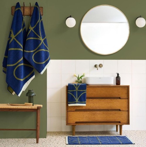 Orla kiely bathroom towel - orla,