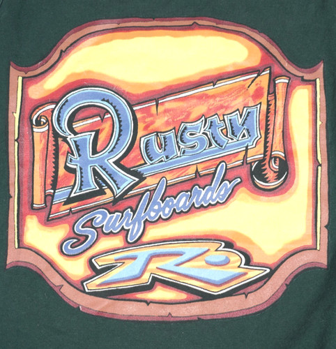 Vintage rusty surf shirt - vintage,