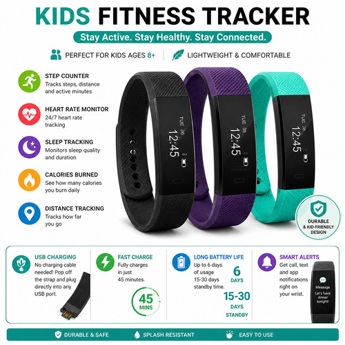 Kids smart watch alarm - smart,