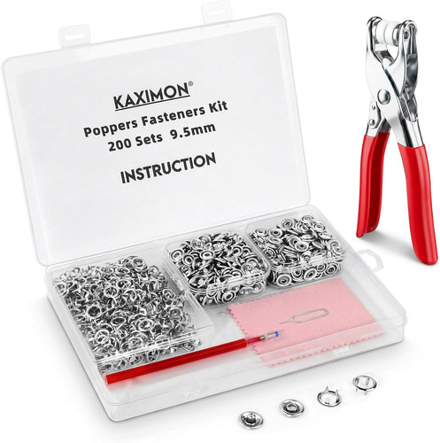 200 sets poppers fasteners - 200,