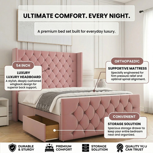 Florida chesterfield divan bed - divan,